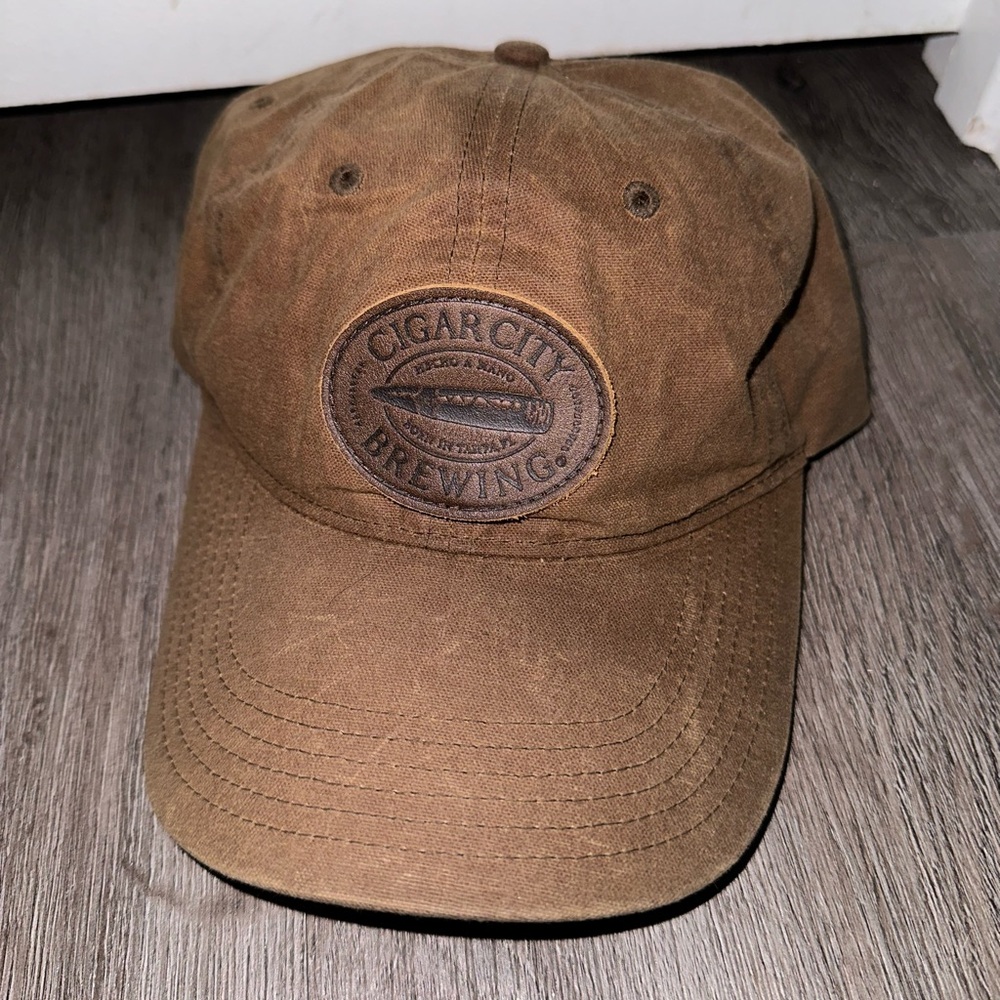 Cigar City Brewing Waxed Canvas Brown Adjustable Hat